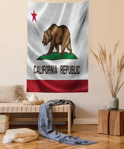 Vista 56 de Lunarable Tapiz mexicano, tema de cultura latinoamericana, sombrero de paja, manta de serape de Maracas, decoración de tela para colgar en la pared