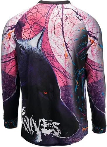 Vista 99 de Hotlion Camiseta de ciclismo para hombre, manga larga, MTB Motocross, ropa de carreras todoterreno