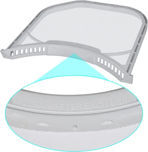 Vista 8 de ADQ566564 - Filtro de pelusa de repuesto para secadoras LG y Kenmore, trampa de pantalla de pelusa ultra duradera, borde sin sello de fieltro