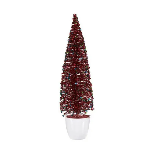 Vista 2 de Árbol de Navidad Krist+ Azul Fucsia Plástico 10 x 38 x 10 cm