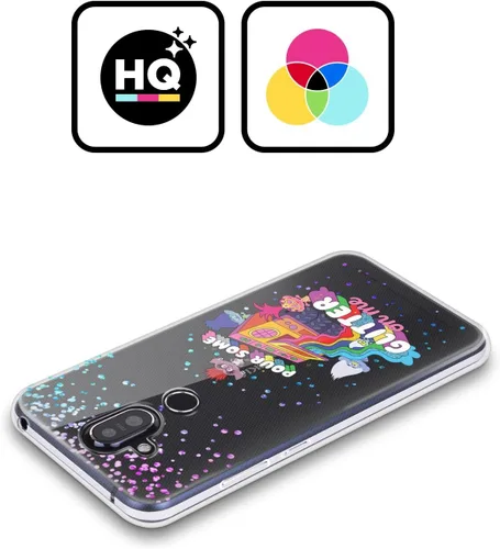 Vista 2 de Head Case Designs Officially Licensed Trolls World Tour Glitter Print Key Art Soft Gel Case Compatible with Nokia C10 C20