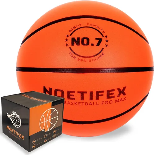 Vista 11 de Balón de baloncesto silencioso con peso de 580g mejorado, balón de entrenamiento interior de alta densidad y silencioso con caja de regalo