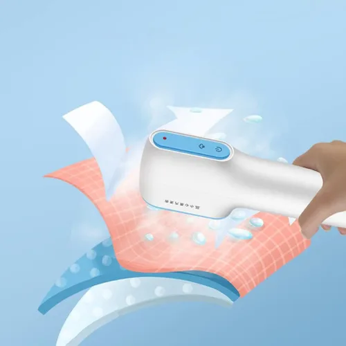 Vista 3 de Vaporizador de ropa de mano portátil para colgar, plancha eléctrica de mano, mini vaporizador de ropa de vapor para el hogar, viajes y negocios