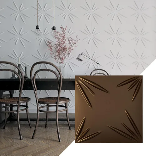 Vista 39 de Ekena Millwork WP20X20INWH 19 5/8 pulgadas de ancho x 19 5/8 pulgadas de alto Inula EnduraWall Decorativo 3D Panel de Pared Cubre 2.67 pies cuadrados