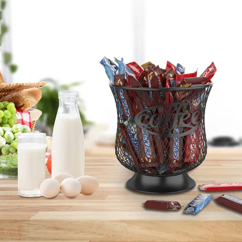 Vista 8 de ITHSKUILL Soporte para cápsulas de café, organizador de tazas K pequeñas, almacenamiento de tazas K para guardar crema de café expreso, fácil