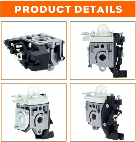 Vista 8 de HIPA Carburador con batería para RePower Kit de mantenimiento para Echo GT225 gt225i gt225l pas225 pe225 ppf225 shc225 srm225 srm225u recortador