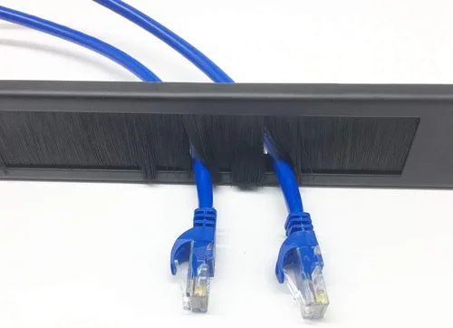 Vista 3 de Paquete de 5 unidades de montaje en rack horizontal para panel