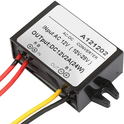 Vista 4 de Convertidor de voltios reductor: CA 10-28V a CC 12V (2A)