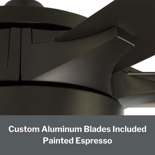 Vista 8 de Craftmade PRT102ESP6 Prost Ventilador de techo de 102 pulgadas Espresso