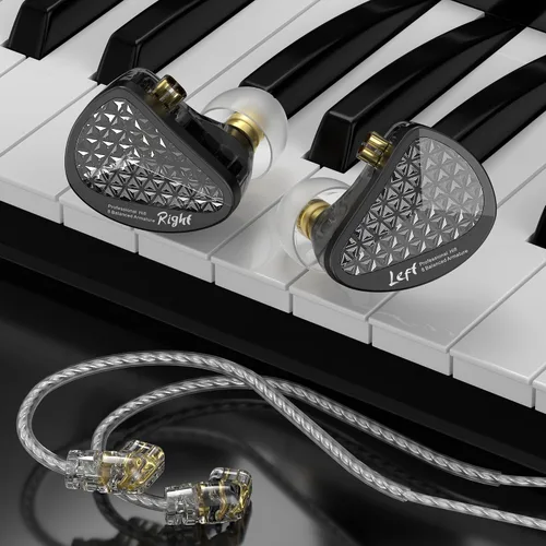 Vista 7 de Auriculares KZ AS16 Pro 8 Balance de Armaduras en el Oído, Auriculares IEM HiFi Pro para Música de Grabación de Estudio, Auriculares de Sonido
