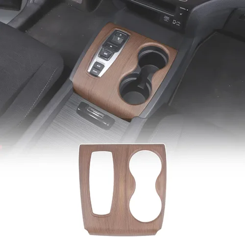 Vista 13 de Cubierta del panel de cambio para Honda Pilot 2016-2022 Ridgeline 2020-2023 Passport 2019-2023, protector antiarañazos para el marco del portavasos