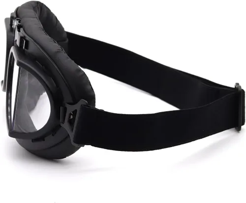 Vista 7 de kucehiup Gafas de aviador vintage para motocicleta