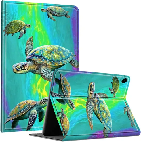 Vista 152 de Slim Case for Samsung Galaxy Tab S10 Lite / S10 FE / S9 FE 10.9" & Galaxy Tab S9 11", Multi-Angle Stand PU Leather Smart Folio Cover with Soft TPU