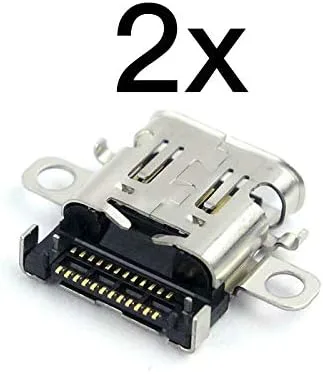 Vista 2 de 2X Replacement Charging Port Type-C Charger Socket for Nintendo Switch NS Console