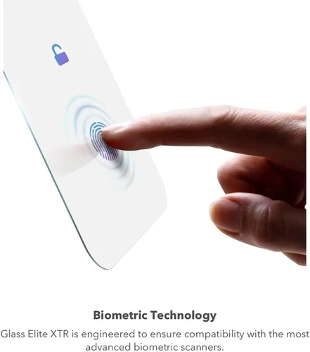 Vista 6 de ZAGG XTR para iPhone SE (3ª/2ª generación), 8, 7, 6s, 6, vidrio, protección D3O de borde a borde, filtro de luz azul, InvisibleShield, sensibilidad