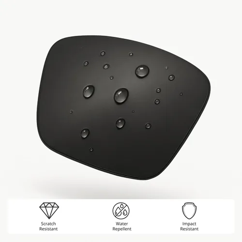 Vista 5 de Dynamix Lentes de repuesto polarizadas para Oakley Fuel Cell Fácil de instalar Ajuste perfecto Negro sólido