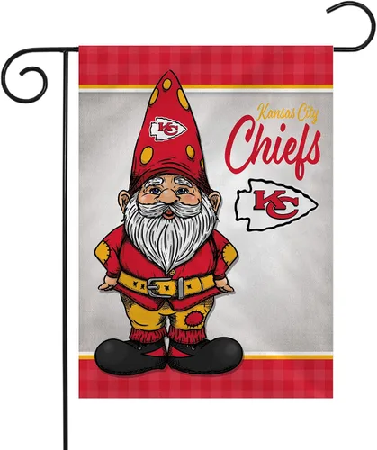 Vista 7 de Rico Industries NFL Gnomo - Bandera de jardín de doble cara de 13 x 18 pulgadas