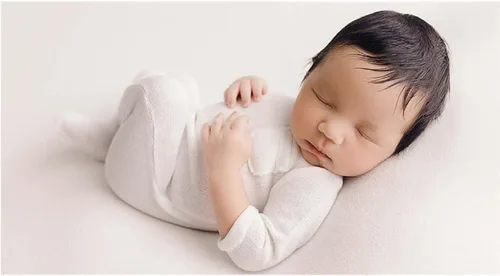 Vista 3 de Accesorios de fotografía para recién nacidos, trajes para niños y niñas, gorro y mameluco con pies, conjunto de disfraz para sesión de fotos