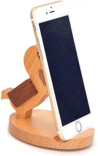 Vista 5 de Soporte de exhibición de madera del tenedor del teléfono móvil del caballo del bebé