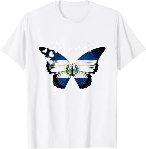 Vista 72 de Camiseta con diseño de bandera de El Salvador