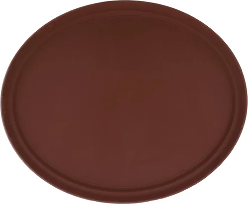 Vista 14 de G.E.T. NS-1014-BR Bandeja rectangular antideslizante de plástico sin BPA, de 10 x 14 pulgadas, color marrón