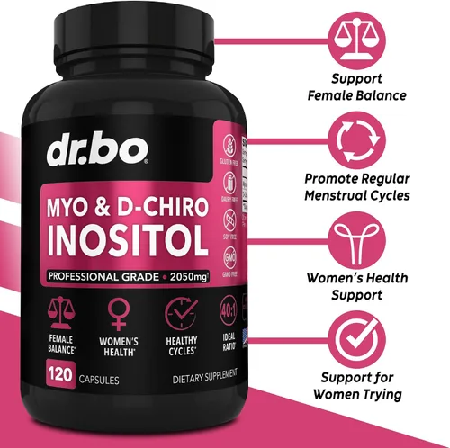Vista 2 de Myo-inositol & D-Chiro Inositol & Limpiador de Colon Desintoxicante - 15 días de limpieza de colon desintoxicación para la digestión intestinal