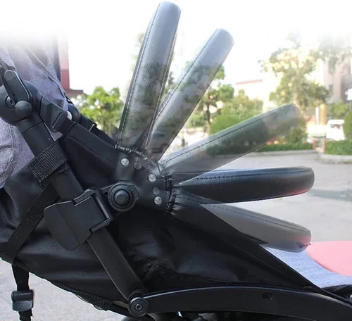 Vista 2 de Barra de parachoques ajustable para cochecito compatible con YOYO2 YOYO3 Stroller (tela Oxford)