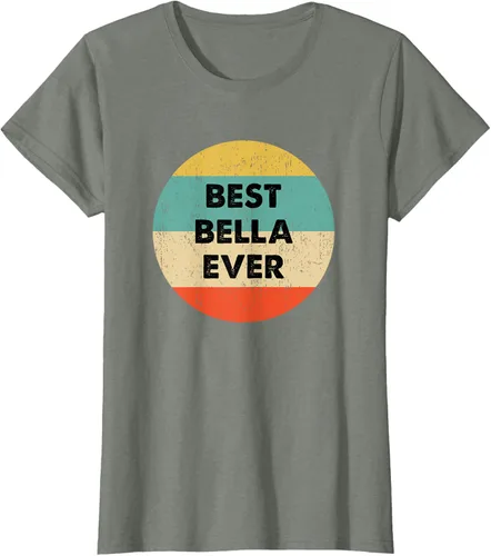 Vista 17 de Bella Name - Camiseta, Negro, S
