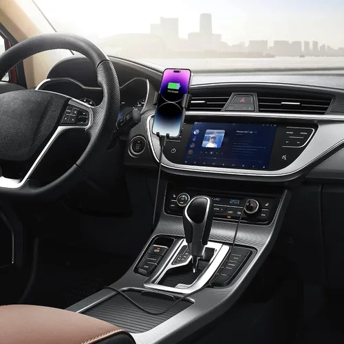 Vista 3 de FUPYWP Cable para CarPlay de iPhone en el automóvil, cable de carga para automóvil, cable USB A a Lightning de carga rápida y transferencia de datos