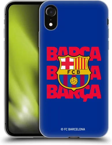 Vista 304 de Head Case Designs Funda de gel suave con licencia oficial del FC Barcelona Barca Crest Graphics [protección de grado militar] compatible con Apple