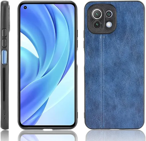 Vista 20 de Funda para Vivo iQOO Z1x 5G, funda para Vivo iQOO Z1x 5G Funda de piel sintética con funda 3 en 1, color azul