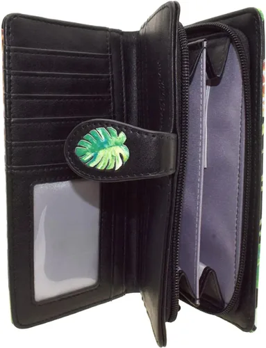 Vista 5 de Shag Wear Giraffe Tower - Cartera grande para mujer de 7", Negro -, Moderno