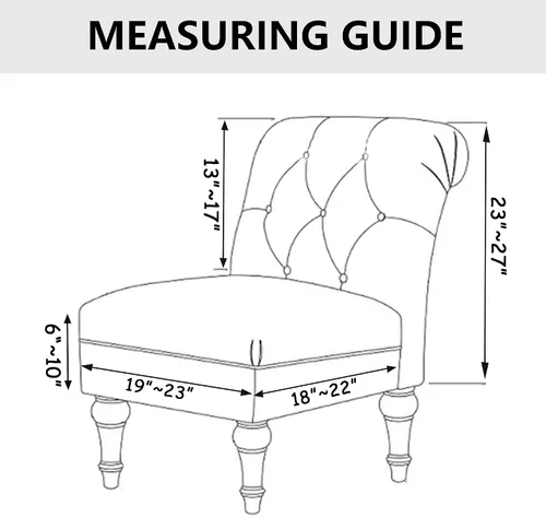 Vista 4 de Fundas decorativas de terciopelo para sillas sin brazos, de alta elasticidad, protector de muebles extraíble para sala de estar, comedor, hotel