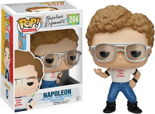 Vista 2 de Funko POP Películas: Napoleón Dinamita, Figura de Acción de Napoleón