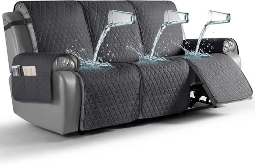 Vista 10 de TAOCOCO Funda reclinable 100% impermeable, antideslizante, lavable, con correas elásticas para las piernas, protector de muebles para perros