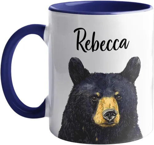 Vista 8 de Tazas de café de alpaca personalizadas elige nombre, regalos para hombres, mujeres, amantes de las alpacas, taza de café personalizada con acento