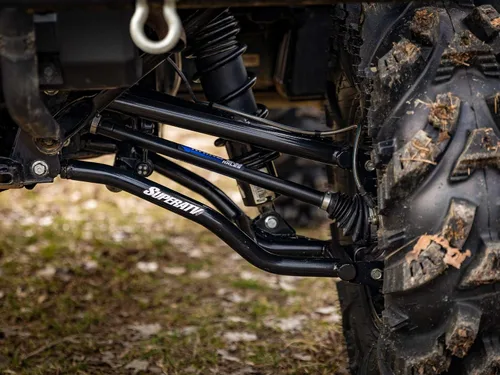 Vista 6 de SuperATV Kit de elevación resistente de 6" para Honda Pioneer 1000/1000-5 (2016-2021) - Negro - Kit completo con nuevos ejes Rhino 2.0, bola