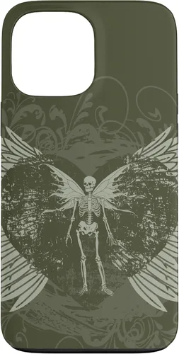 Vista 24 de Y2K Grunge Aesthetic Alt Goth Fairy Skeleton Wings Case for iPhone 17