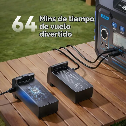 Vista 6 de Ruko U11MINI 4K (RC3), dron para principiantes con controlador de pantalla táctil y hélices de dron U11MINI 4K