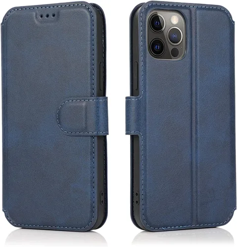 Vista 10 de QLTYPRI Funda para iPhone 11, Premium PU Leather Simple Wallet Case [Ranuras para tarjetas] [Soporte De Caballero] [Cierre Magnético] Funda Flip A
