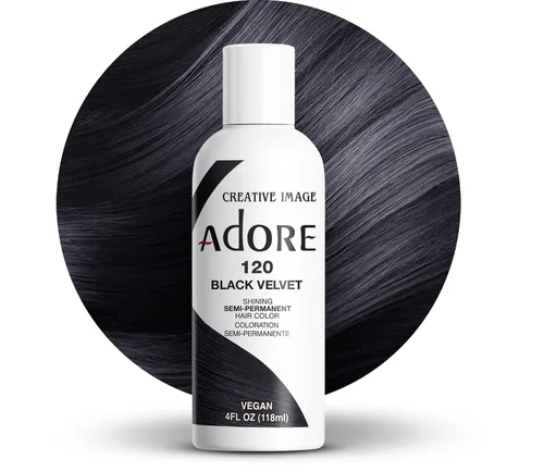 Vista 101 de Adore Tinte semipermanente verde para el cabello, vegano y sin crueldad, 4 onzas líquidas, 163 Green Apple (paquete de 1)