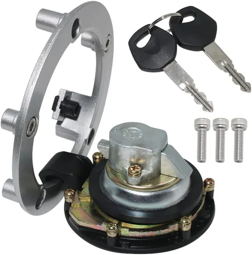 Vista 3 de Tapones de gasolina y llaves de tapa de gasolina para motocicleta Suzuki GSX650 GSX1250 GSR400 GSR600 GSR750 GSF650 GSF1200 GSF1250 para Suzuki