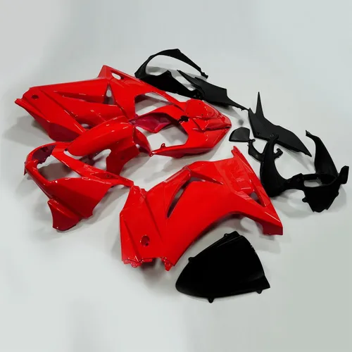 Vista 9 de ABS motocicleta carrocería kit para Kawasaki Ninja 250R EX250 2008 2009 2010 2011 2012 rojo