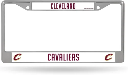 Vista 17 de Rico Industries NBA Basketball Premium 12" x 6" Chrome Frame with Plastic Inserts - Car/Truck/SUV Automobile Accessory