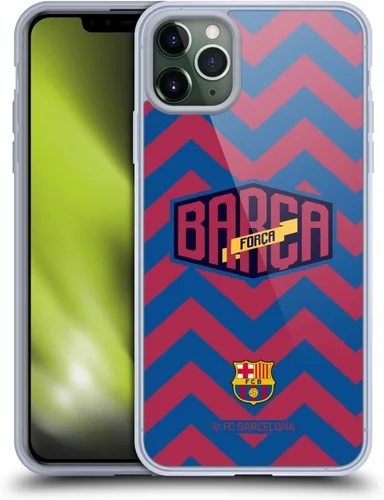 Vista 56 de Head Case Designs Funda de gel con licencia oficial del FC Barcelona con logotipo y patrón de Forca Barca [protección de grado militar] compatible