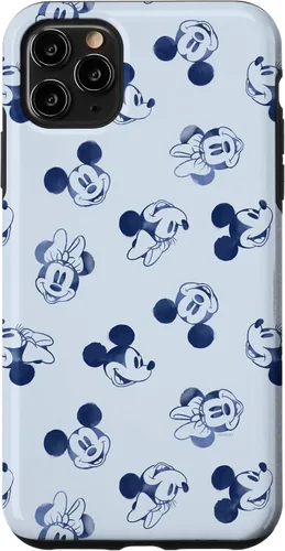 Vista 13 de Funda retro para iPhone 16 Disney Minnie y Mickey Mouse Icon Faces Vintage Art Retro