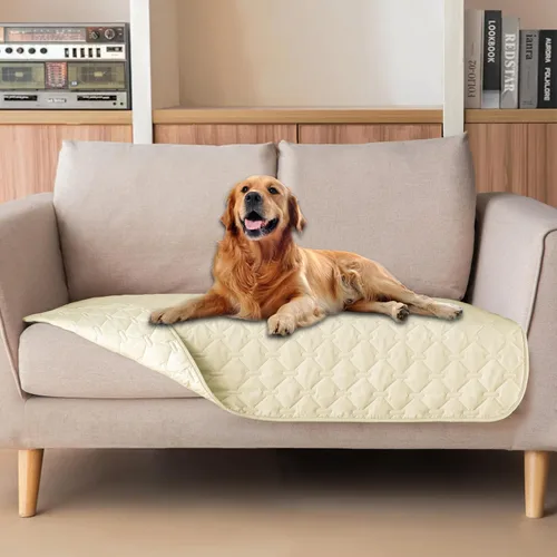 Vista 119 de gogobunny Manta para mascotas 3 veces más resistente, impermeable y a prueba de arañazos; protector de muebles reversible para perros y gatos, funda