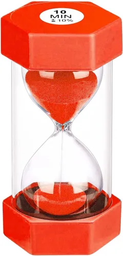 Vista 20 de Reloj de Arena con Temporizador de Arena de 1 Minuto, Reloj de Arena Irrompible, SandWatch de Plástico de 1 Min, Reloj De Arena 1 Minutos, Reloj