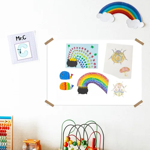 Vista 7 de BAZIC Products Tablero de póster blanco, 11 x 14 pulgadas, 5 hojas pack of 5 white poster board sheets; 11 x 14 In; smooth matte acid-free surface