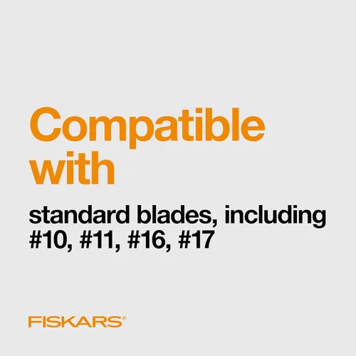 Vista 7 de Fiskars Cuchillo de manualidades con detalles, regalos geniales para hermano, incluido con cubierta protectora, 8 pulgadas, cuchillo Exacto